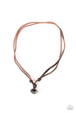 Winslow Wrangler - Paparazzi Accessories - Brown Necklace