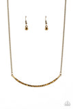 Collar Poppin Sparkle - Paparazzi Accessories - Brass Necklace