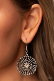 Tangible Twinkle - Paparazzi Accessories - Brown Earrings