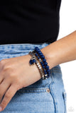 Redefined Romance - Paparazzi Accessories - Blue Bracelet