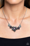 Botanical Breeze - Paparazzi Accessories - Pink Flower Necklace