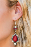 SELFIE-Esteem - Paparazzi Accessories - Red Earring