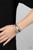 Trail Scout - Paparazzi Accessories - Blue Urban Bracelet