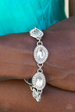 Next-Level Sparkle - Paparazzi Accessories - White Rhinestone Bracelet