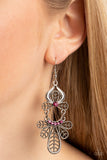 Galapagos Gala - Paparazzi Accessories - Pink Earrings