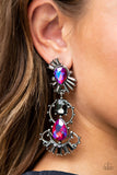 Ultra Universal - Paparazzi Accessories - Pink Iridescent Earrings