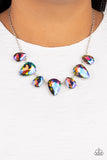 Otherworldly Opulence - Paparazzi Accessories - Multi Rhinestone Necklace