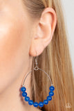 Catch a Breeze - Paparazzi Accessories - Blue Earring