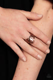 Hidden Troves - Paparazzi Accessories - Copper Ring