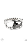 Sculpted Style - Paparazzi Accessories - Silver Ring