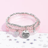 Teenage DREAMER - Paparazzi Accessories - Pink Charm Bracelet