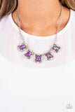 Pearly Pond - Paparazzi Accessories - Purple Multi Necklace