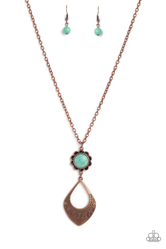 Paparazzi jewelry turquoise on sale necklace