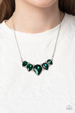 Regally Refined - Paparazzi Accessories - Emerald Green Necklace