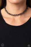 If I Only Had a CHAIN - Paparazzi Accessories - Black Choker Necklace