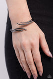 Elven Elegance - Paparazzi Accessories - Black Hinge Bracelet