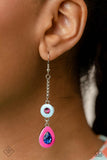 Colorblock Canvas - Paparazzi Accessories - Multi Earrings