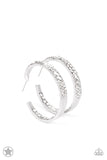 GLITZY By Association - Paparazzi Accessories - Blockbuster Hoop Earrings