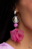 Lush Limit - Paparazzi Accessories - Pink Petal EArrings