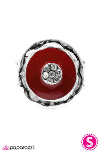 Fancy Fandango - Paparazzi Accessories - Red Ring