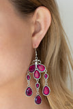 Clear the HEIR - Paparazzi Accessories - Purple Earrings